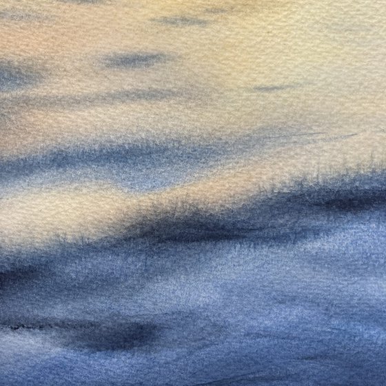 Sunset. Sight from the Water