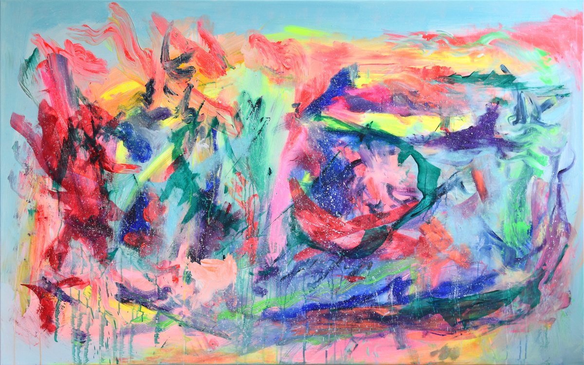 Ski World By Sebastian Merk, 63 X 39, Artwork For Sale On Artfinder
