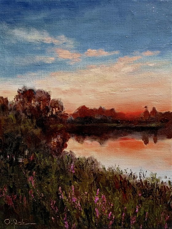 Evening by the lake
