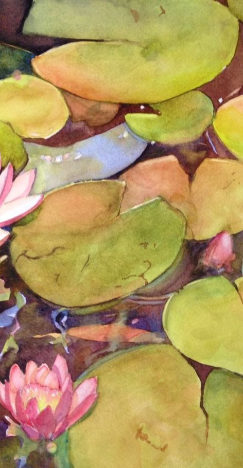 Water Lilies by Bronwen Jones