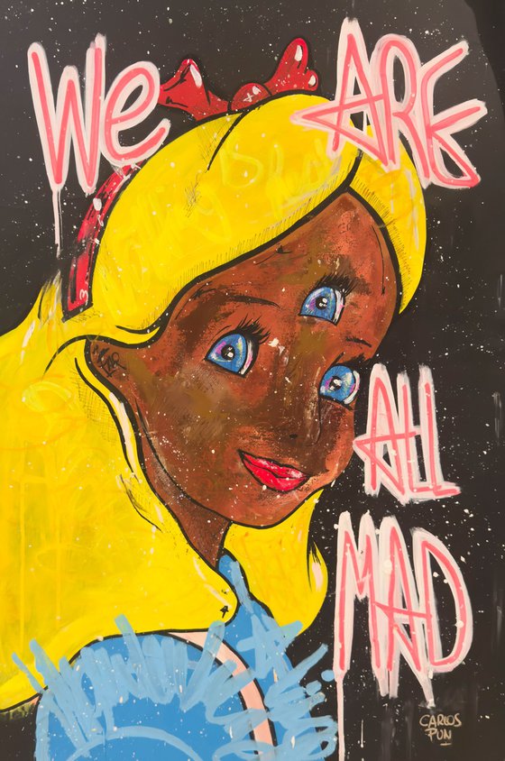 We are all mad Afro Alice