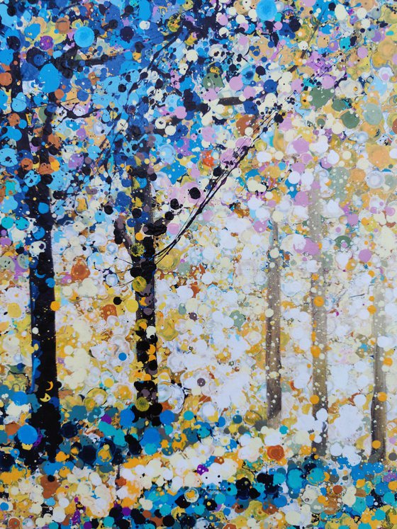 Where Beautiful Things Begin - Blue Landscape