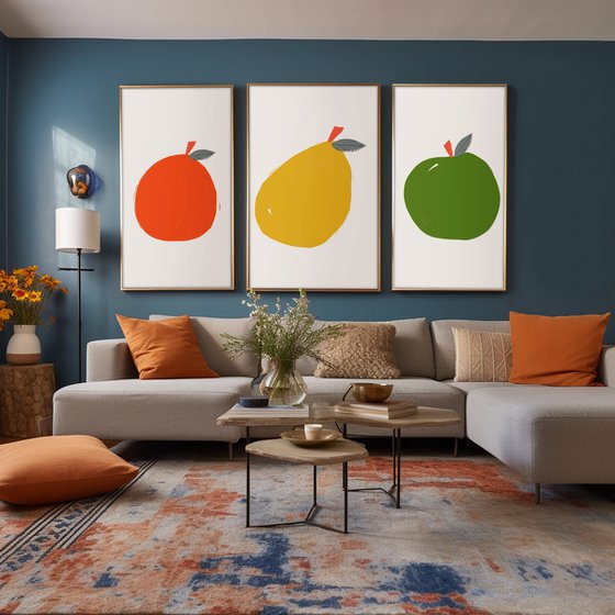 A FRUIT TRIPTYCH