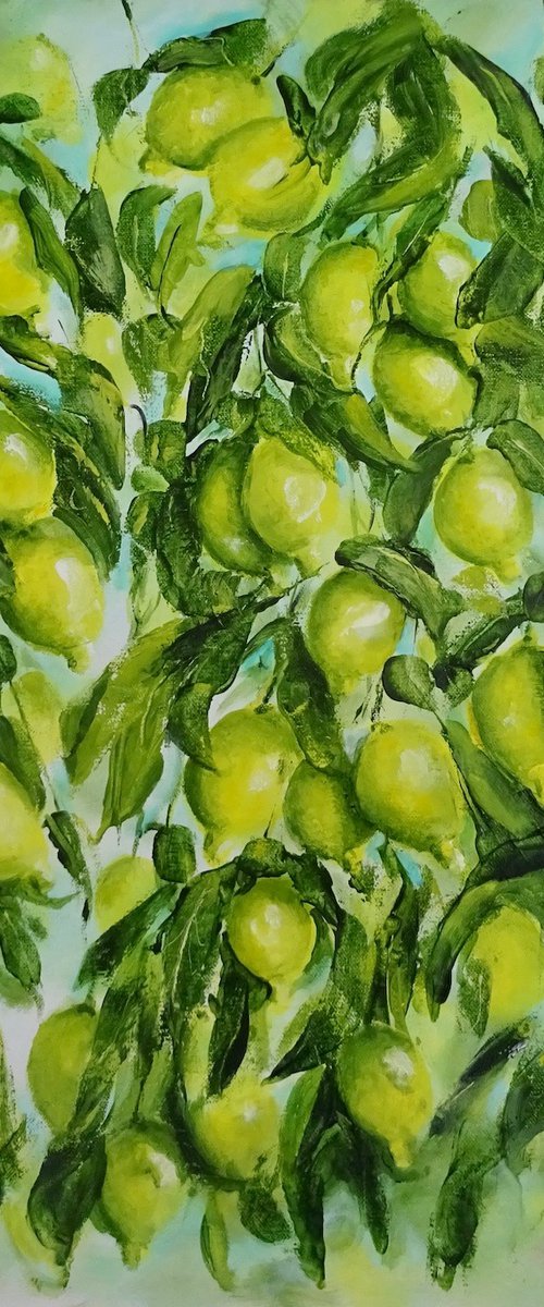 The Lemon Tree is Very Pretty by Mel Davies Original Art