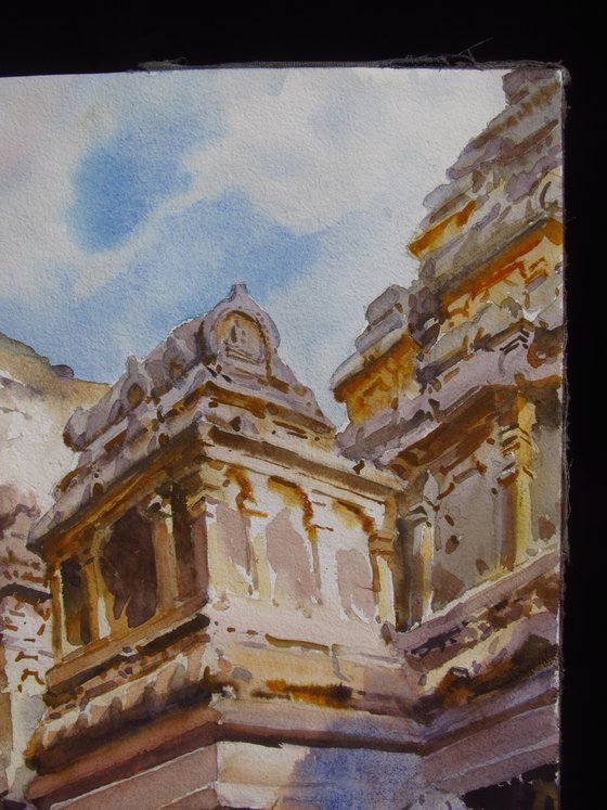 Mountain had a Dream,Ellora Caves 8