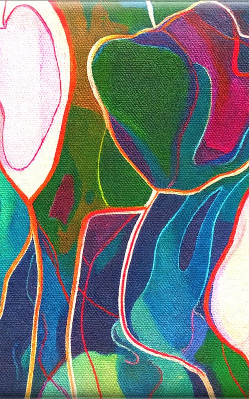 Jazz Style Flowers #3 by V+V Kniazievi