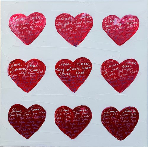 Love. Hearts by Olga Pascari
