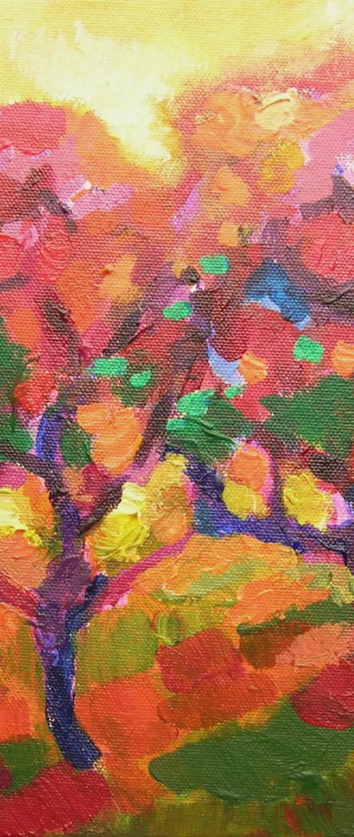 Colourful orchard I by Maja Grecic