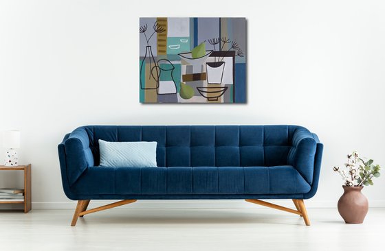 Still Life and White Boats