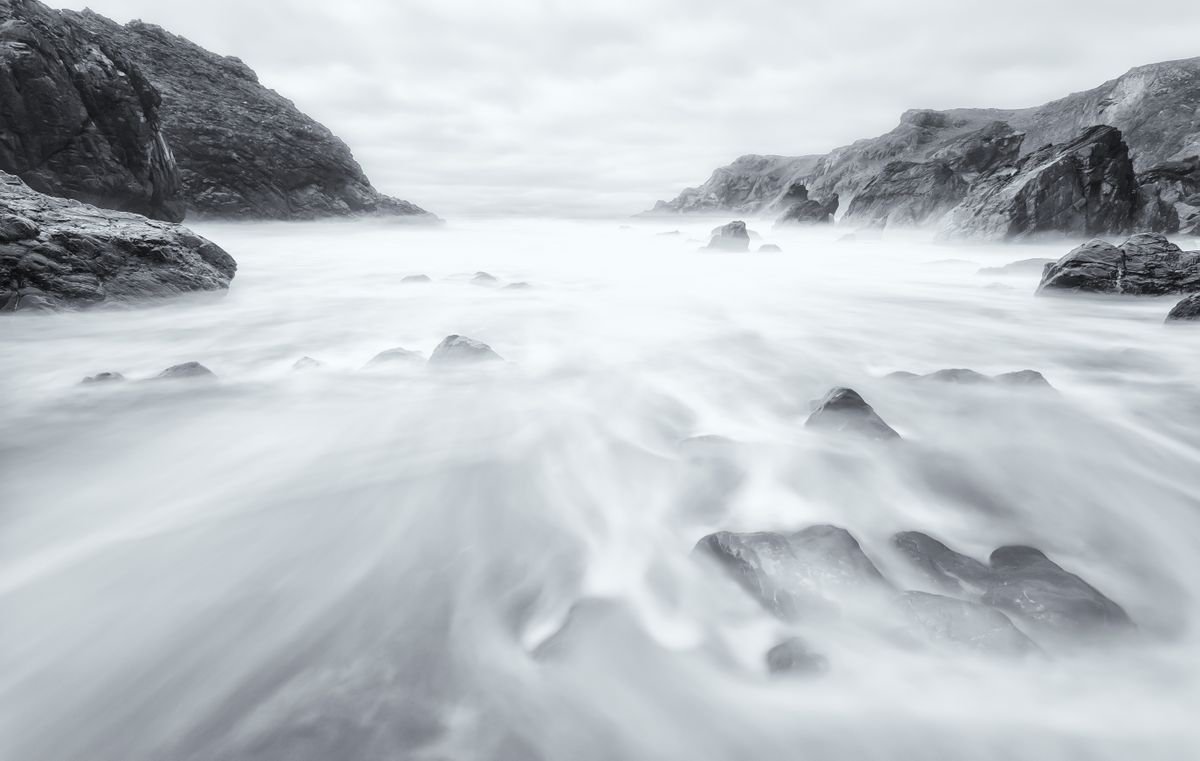 Photorealistic Photograph , Kynance Cove Slow Exposure By Paul Nash, 24 X 16, Artwork For Sale On Artfinder