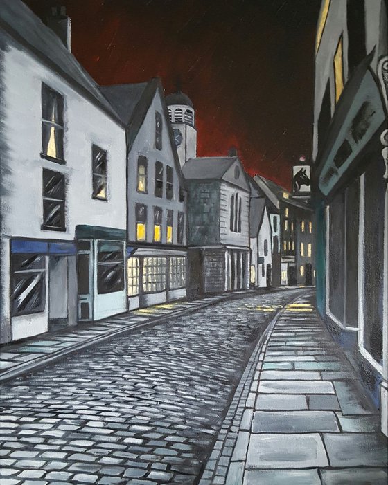 Red Sky at Night - Church Street, Whitby