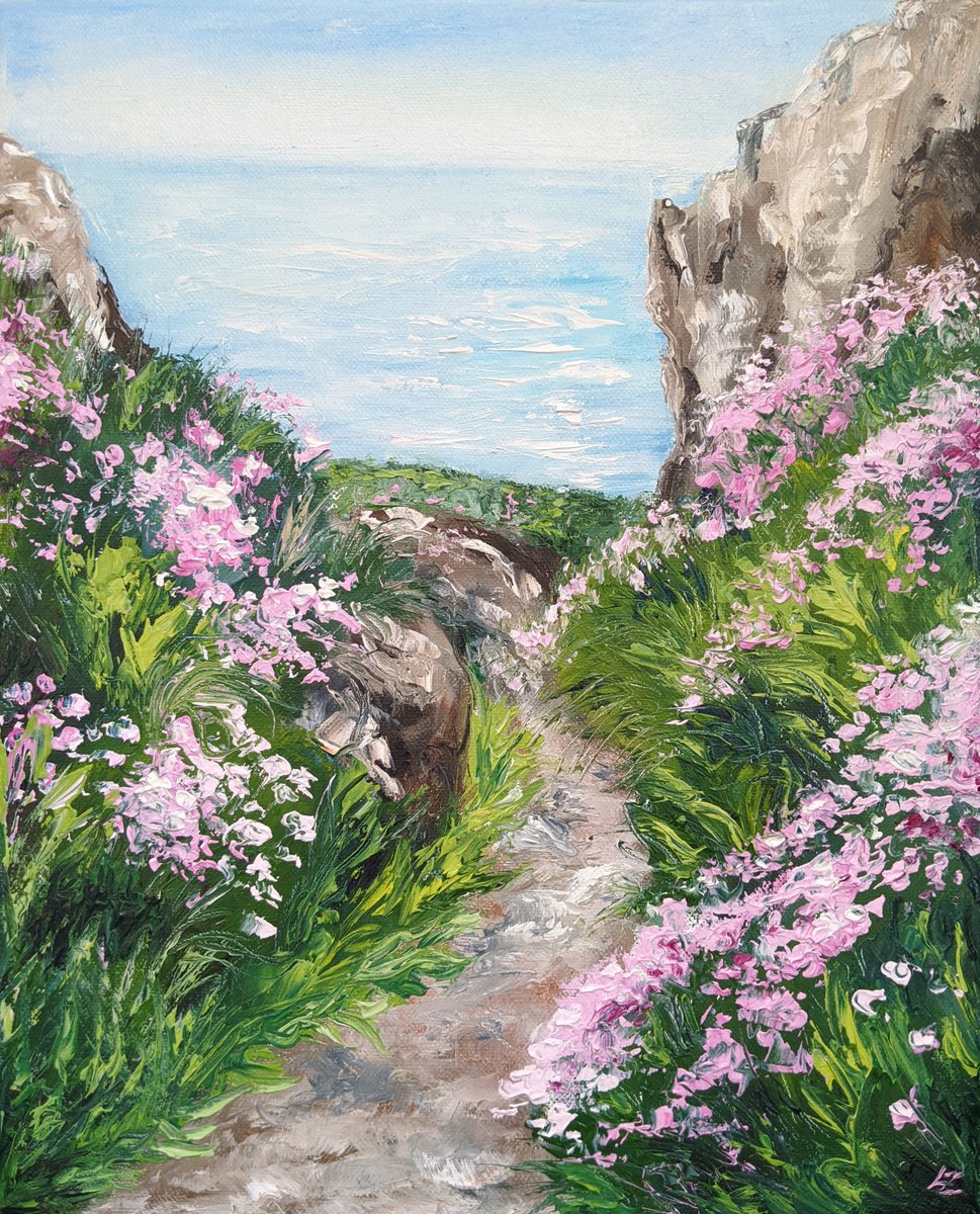 Road to the sea | 24*30 cm by Lada Ziangirova