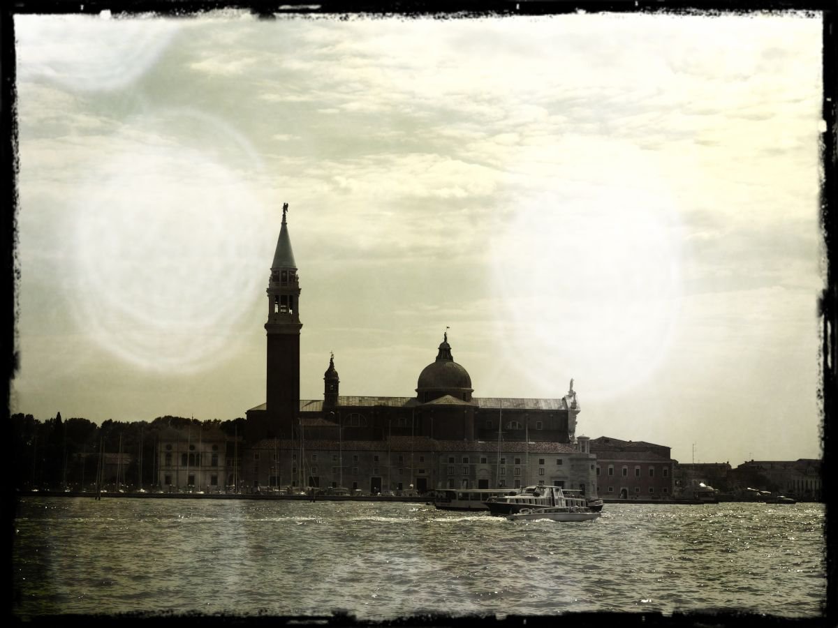 Venice in Italy - 60x80x4cm print on canvas 02442m2 READY to HANG by Kuebler