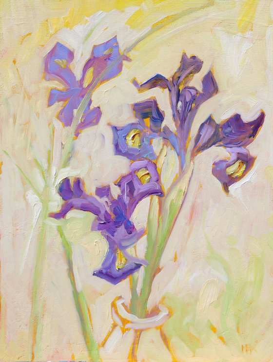Spring Garden Flowers #1 - Elegant Irises