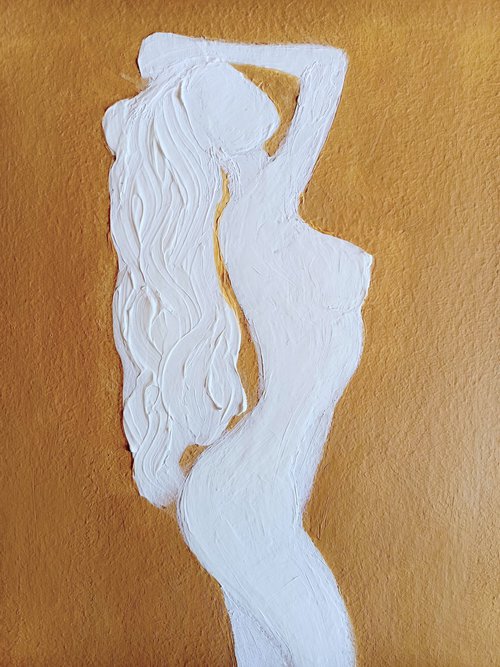 Minimalism Naked woman by Anastasia Art Line