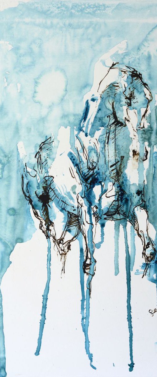 Equine Nude 13a by Benedicte Gele