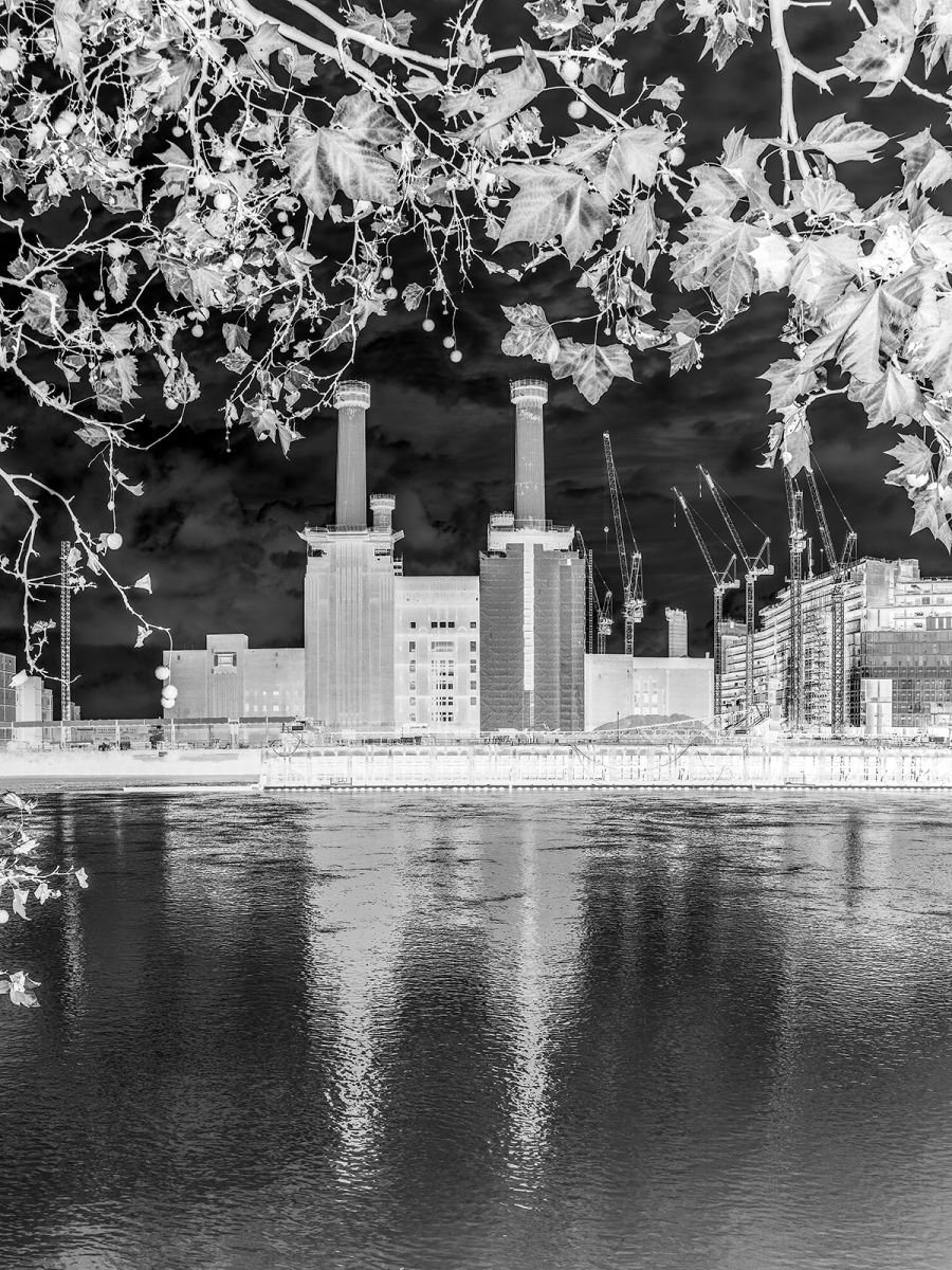 BATTERSEA POWER STATION 2015 B&W NO2 Limited edition 1/150 8X12 by Laura Fitzpatrick