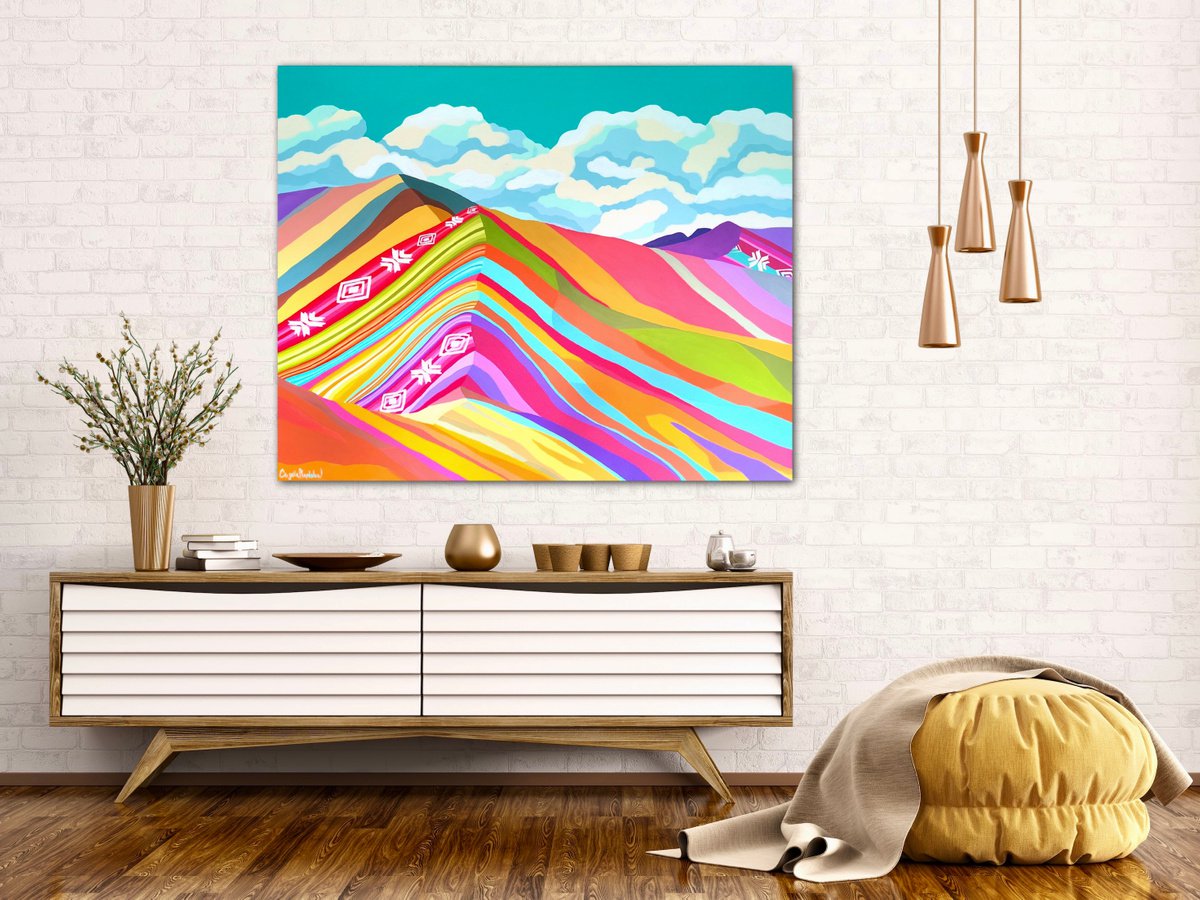 Vinicunca, Rainbow Mountain by Gisella Stapleton