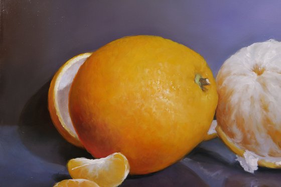 "Still life with oranges"