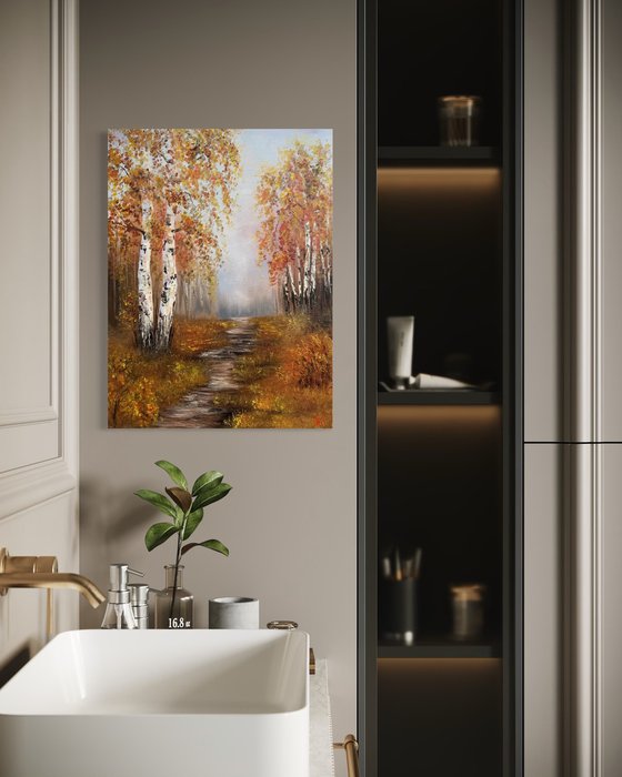 Golden Birches