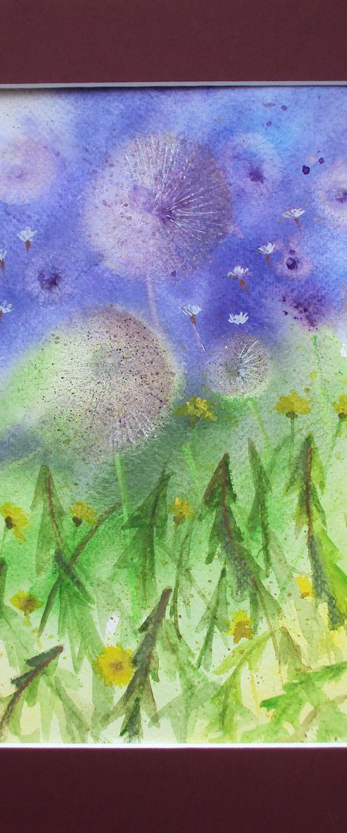 Dandelion Dream Original by Teresa Tanner