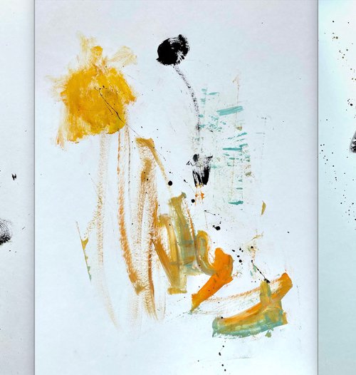 Two is Company, Three is a Crowd (Triptych) by Christel Haag