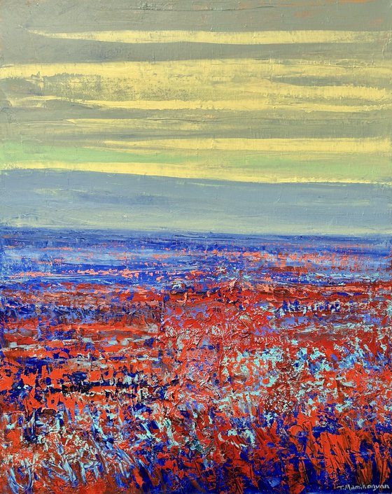 Field at Sunrise D26 40x50cm
