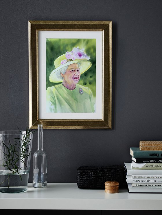 Queen Elizabeth II Portrait