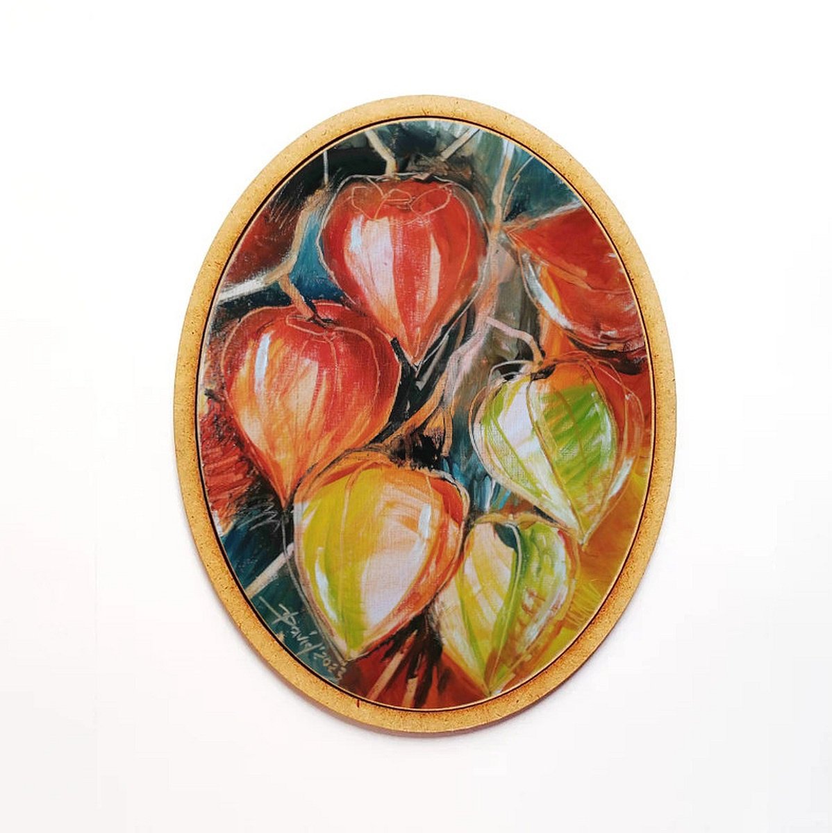 Physalis in oval-shaped by Olga David
