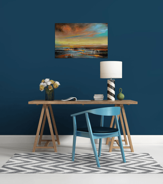 Seaside Tranquility, 30x20 in