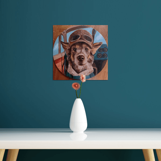 My little friend in flight