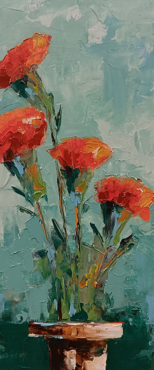 Carnation flowers by Marinko Šaric