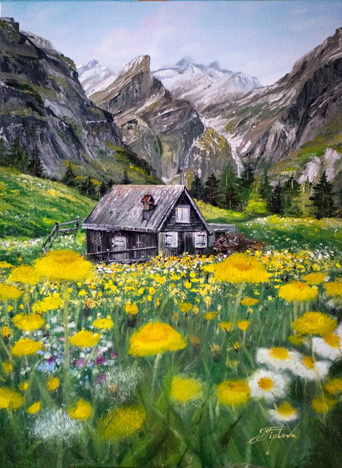 SPRING IN THE MOUNTAINS by Tetiana Tiplova
