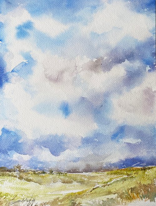 Clouds over The Common by Arti Chauhan