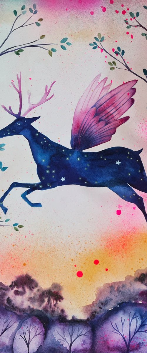 Stardust Deer by Evgenia Smirnova