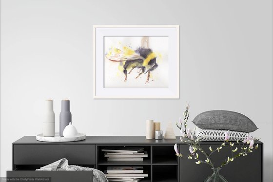 Watercolour Bee 3