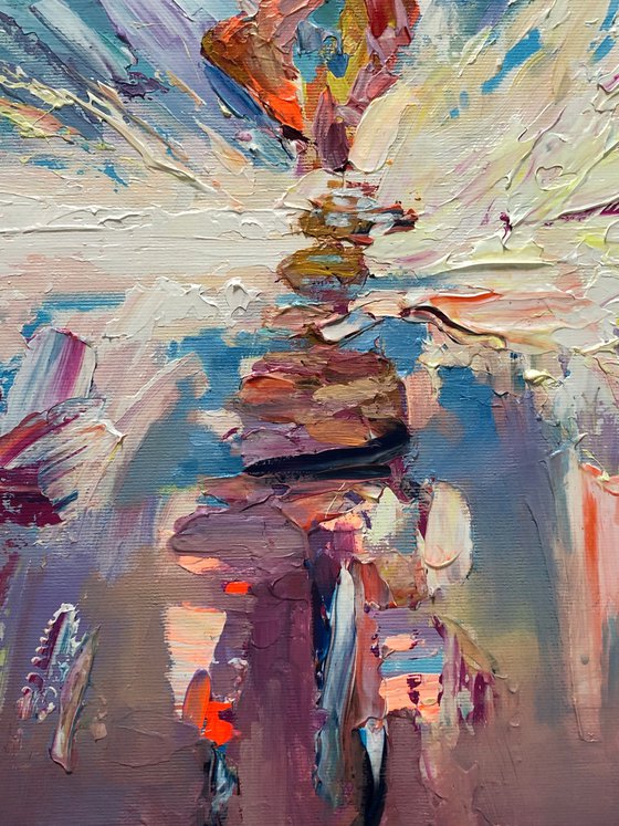 Running on Water| Impressionist Figurative