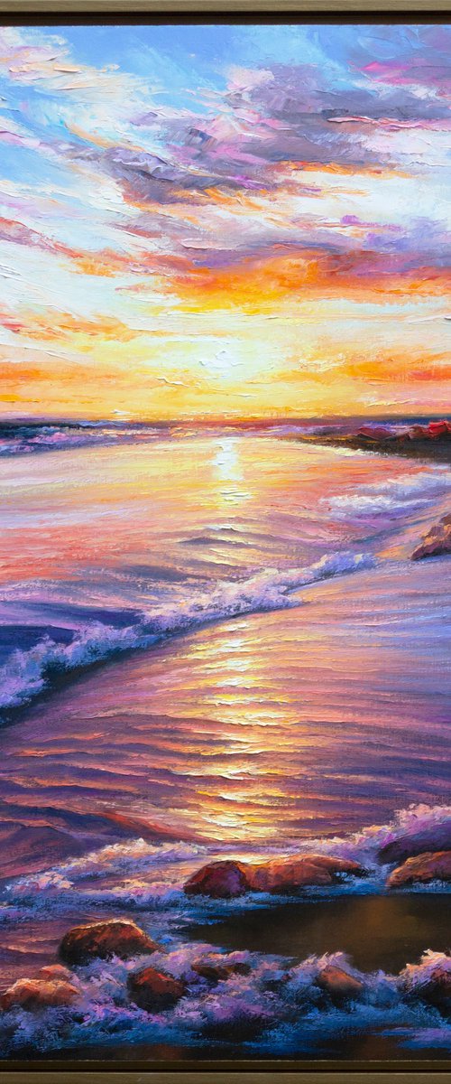 SEA SUNSET 16 by Oleksii Vylusk