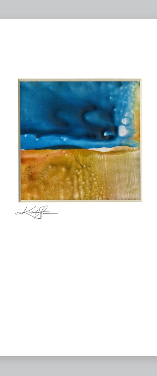 Mini Encaustic Abstract 3 by Kathy Morton Stanion