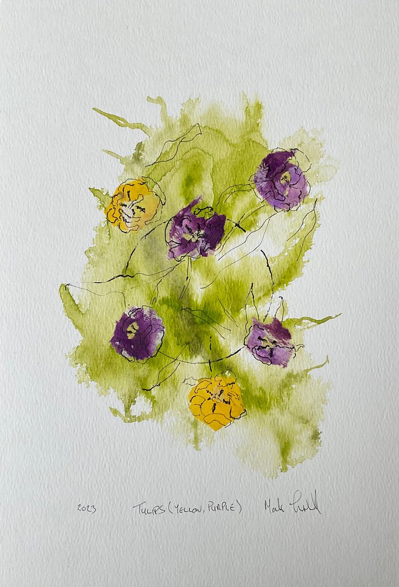 Tulips (Yellow/Purple) by Mark Thirlwell