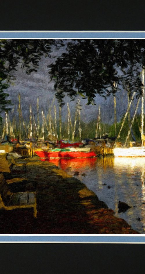 Boats on Lake Windermere by Robin Clarke