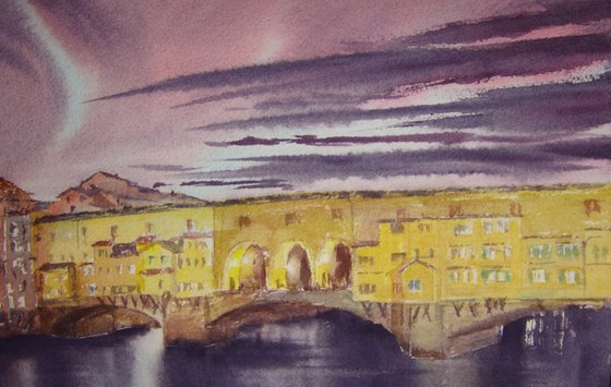 Evening. Ponte Vecchio