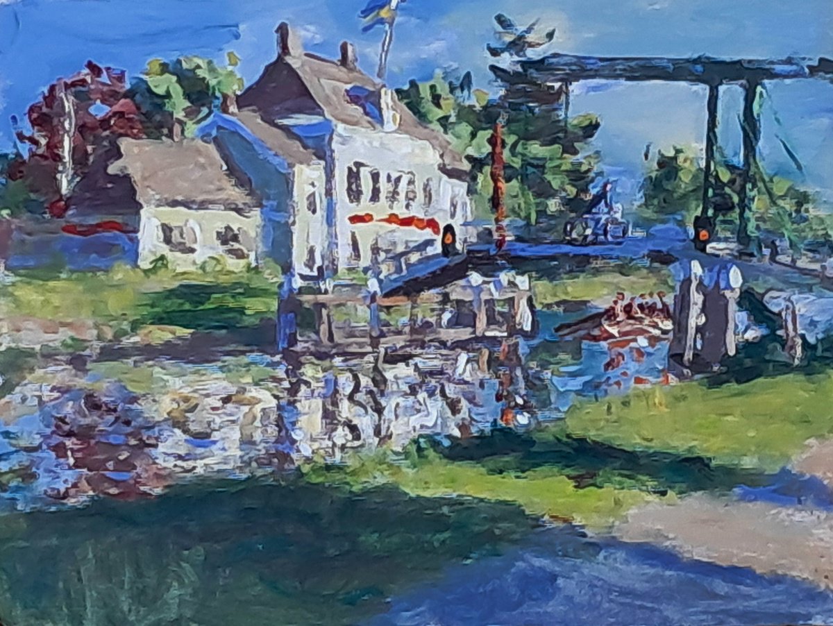  River House By Dimitris Voyiazoglou, 20 X 17, Artwork For Sale On Artfinder