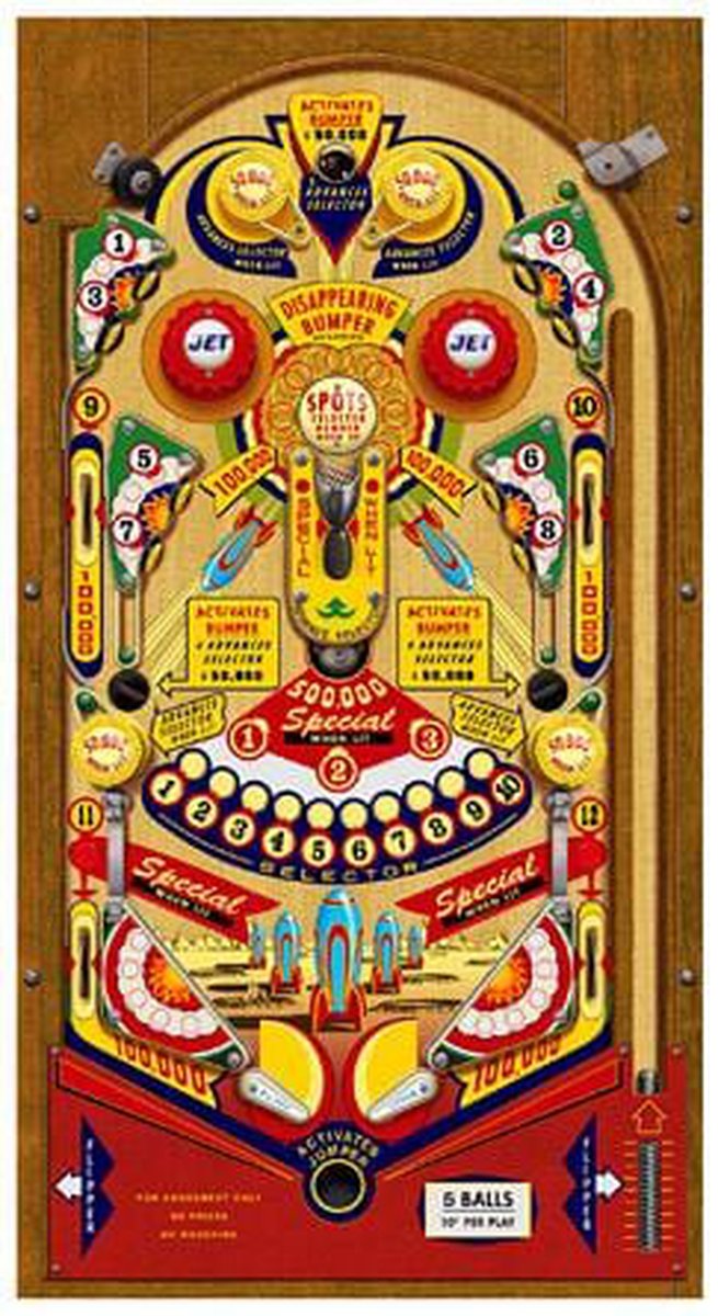 Rocket Pinball by Terry Pastor