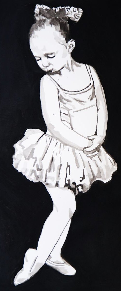 Little Ballerina 7 / 35 X 27 cm by Alexandra Djokic