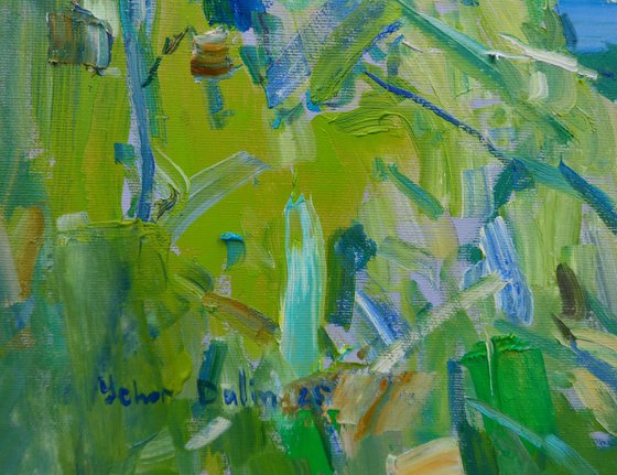 " Lupines in my garden"