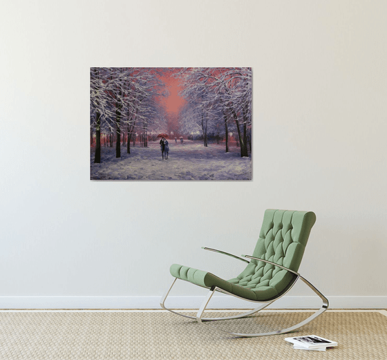 "Winter in the park"