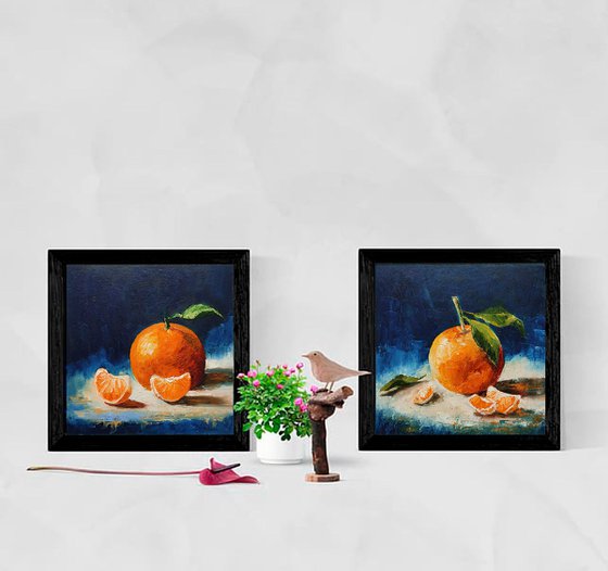 Tangerines (diptych)