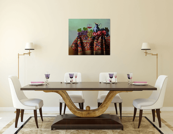 Still Life with Armenian Carpet