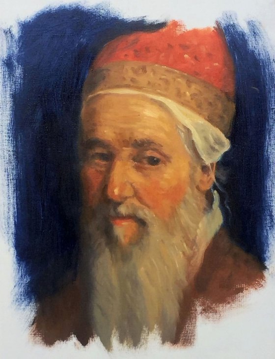 Doge Ramino Grimaldi (copy) oil, 12x9” 2019